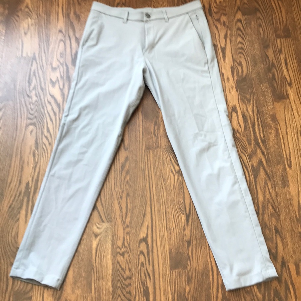 Men’s Gray Lululemon Commission Pants 33 x 31